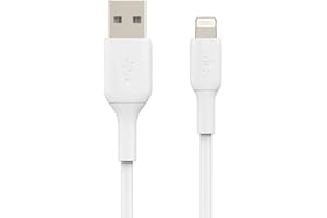 Belkin Kabel Lightning (Boost Charge Lightning na kabel USB do iPhone'a, iPada, AirPods), kabel do ładowania iPhone'a z certyfikatem MFi, biały, 2 m