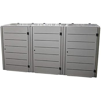 Gero Metall Mulltonnenhaus Fur Drei 120 Liter Tonnen Modell