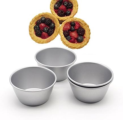 RDPSA 6-Pack Mini Pie Muffin Cupcake Pans Bakeware - 3.3 inch Tins -Nonstick Cake Molds