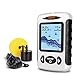 Produktbild KD Fischfinder, Portable Fishing Detector Sonar Fishing Echo Sounder 100m Tiefengefieder, 2,2 Zoll LCD-Meeresfischen River Lake Kayak Fishing