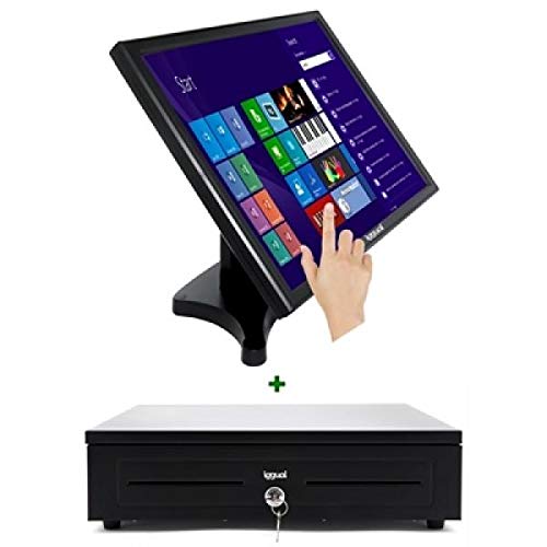 Preisvergleich Produktbild iggual KIT Monitor Táctil 19 + Cajón portamonedas