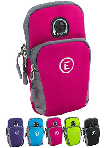 Echelon Line Sport Armband Hülle Arm Tasche Rennen Case Handy Schlüssel Halter für iPhone, Samsung für Gymnastik, Jogging, Workout, Laufen, Fitness (5% Rabatt Gutschein DY7SRG6L)