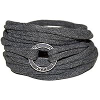 Wickelarmband LOVE HOPE FAITH - endlos - anthrazit - onesize