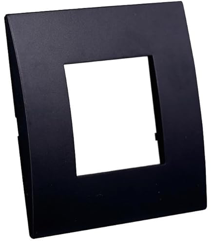 Supporto Con Griffe Vimar 0R19602 - 2 Moduli, Blu Trasparente Per Installazione Elettrica - Foto 8