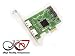 Produktbild Kalea Informatique PCI-Express-Karte (PCI-E) – 4 Ports SATA 3: 2 interne Ports + 2 Ports eSATA Externe Chipsatz Marvell 88se9215 – mit equerres Low und High Profile – Windows 2000, XP32/64,/64, Seven, 8, 8.1 und 10 32/64