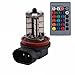 Produktbild auto Lichter Rgb H8 / H11 5050 27Smd fernbedienung led bunten Nebel Nebel leuchtet Ein paar ausrüstung H8 / H11 - bunt