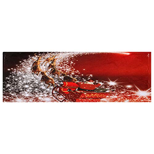 Preisvergleich Produktbild Gulin Weihnachtlicher bedruckter Teppich, Rutschfeste Wasserdichte Badematte, Anzug für Wohnzimmer Schlafzimmer Home Decor