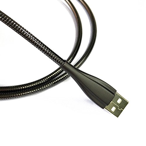 USB Type C Cable 1m Stainless Spring Reinforced USB C to USB A Cable for Samsung S8/S8+,the New MacBook,Nokia 8,Lumia 950/950XL,LG G5/G6,Huawei P9,OnePlus 3 and More USB Type C Devices