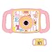 Produktbild DROGRACE 1080P HD Kinder-Digital-Foto/Videokamera mit 4-fachem Zoom, Blitzlicht, 5,1 cm LCD-Display und stoßfesten Griffen für Jungen Mädchen Geburtstag Pink