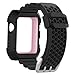 Produktbild Happysdh Armband Kompatibel mit Apple Watch Series 1 2 3 42MM, Smartwatch Zubehör Silikon Uhrenarmband Ersatzarmband Armbänder Smartwatch für Männer Frauen