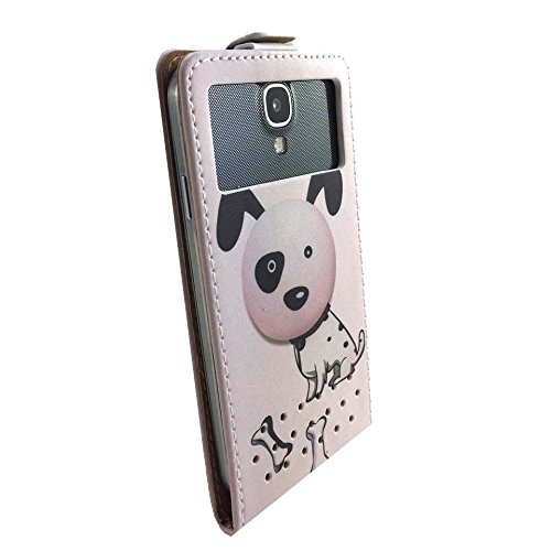 UMI ROME X Smartphone Klappbare Flip Tasche / Schutzhülle mit Kreditkartenfach – Flip Hund dalmatiner Nano L - 3