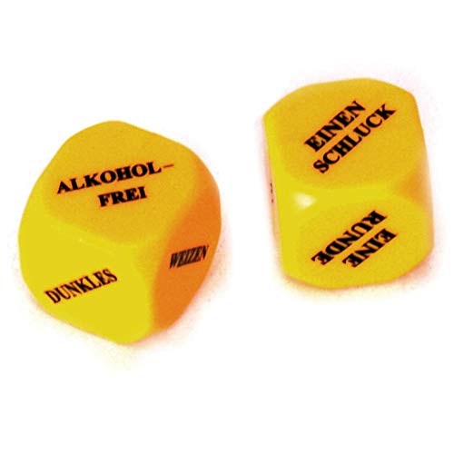 Preisvergleich Produktbild trendaffe Bierwürfel Trinkspiel - Trinkwürfel Saufspiel Partyspiel