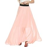 Dieser bodenlange Rock beeindruckt durch sein raffiniertes Plissee im trendigem Streifen-Muster. Mit seiner fließenden Qualität und dem weit schwingendem Saum wird dieser Rock zum absolutem Highlight