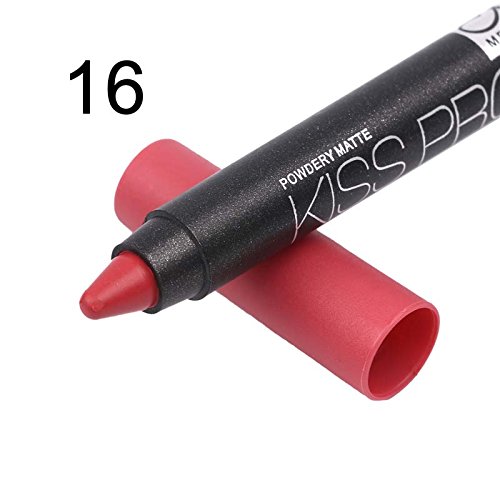 Lippenstift 3 Stück Set Langanhaltend Longlasting Lipstick Matte No. 15-17 mit Spitzer - 3