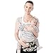 Bebamour Hip Seat Front Baby Carrier Sling Wrapper Breathable Toddler Carrier (Black)