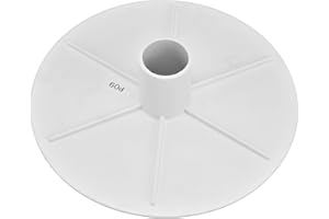 Hapivida 8in Skimmer Vacuum Plate, Swimming Pool Skimmer Vacuum Plate, Skimmer Vac Plate Adapter Long Lasting Pool Vacuum Plat for Inground Pool and Swimming Pool