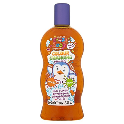 Kids Stuff Colour Changing Orange to Green Bubble Bath 300ml