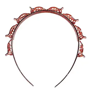 Beauty Tool Headbands, Hair Clips for Girl and Lady, Barrettes for Thin or Thick Hair, Double Bangs Hairstyle Hairpin, Alligator Clips, for Makeup, Washing Face, Yoga (Orange)