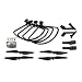 Produktbild fengwen66 Lens Cover 5332 Propeller Landing Gear Part Accessory Combo for DJI Mavic Air(Black)