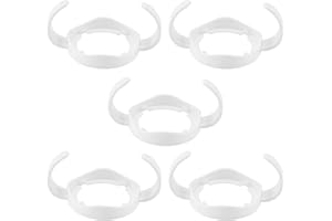 ZONJIE Poignées de biberon, paquet de 5 porte-biberon de soins dalimentation pour bébé, col large, poignée en plastique standard à prise facile pour la série Avent Natural