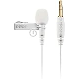 RØDE Microphones Lavalier GO Professionelles tragbares Mikrofon, Weiß, LAVGOW