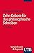 Zehn Gebote für das philosophische Schreiben: Ratschläge für Philosophiestudierende zum Verfassen wissenschaftlicher Arbeiten by Dietmar Hübner