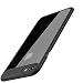 Produktbild PfX] Schwarze Premium iPhone 8 / iPhone 7 Hybrid-Editon Hülle aus edlem Acryl mit weichem Silikonrand und edlem Aufdruck (Schwarz)