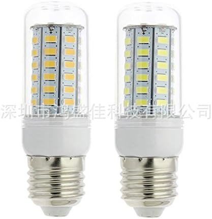 10 pieces,The led lights E2756 corn screws 5730 (5630) 6W Corn / Light 220V 110V,GU10 220V white transparent housing