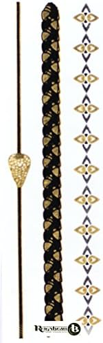 Beautiful Metallic Temporary Tattoos - Slim Sheets (Various Designs) by ReignBeau B (Mermaid Love Bracelets)