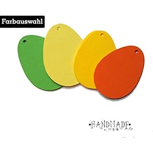 25 Geschenkanhänger Papieranhänger Tags Etiketten Ostern Ei Osterei