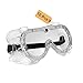 Price comparison product image Safety Goggles (10 Pack) - Anti Fog Safety Glasses with Vents and Black Elastic Strap - Eye Protective Dust Proof Goggles for Construction, Working with Chemicals, Science Lab and Classrooms