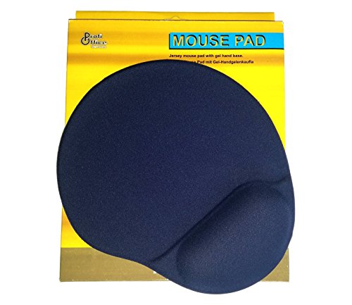 ProfiOffice ergonomisches Gel-Mousepad, mit Silikon Gel Handauflage MP-G blau (7249)
