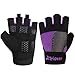 Price comparison product image Trideer Ladies Fingerless Gym Weight Lifting Gloves Workout Women's Exercise Gloves for Fitness, Climbing, Boating, Dumbbells, Cross Training, Breathable & Non-Slip