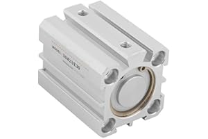 GAROSA SDA 25x30 vérin pneumatique, 25 mm id 30 mm Course compacte en Aluminium Double Joint Structure pneumatique Double Effet Cylindre,Cylindre