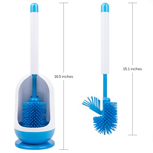 MR. SIGA Soft Bristle Toilet Brush with Holder by MR. SIGA - 2