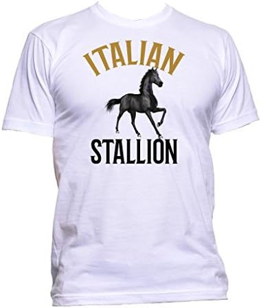 Italian Stallion Slogan T-Shirt Mens Womens Unisex Fashion Comedy Cool Funny Hipster Nerd Geek Retro Birthday Gift Present
