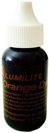 Alumilite Colorant Single Color Liquid Pigment Dye Orange by Alumilite