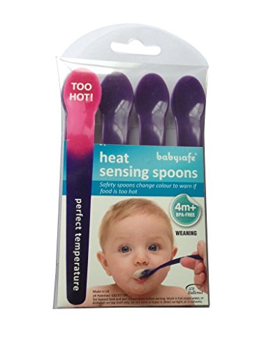 LCR Hallcrest Colour Change Heat Sensing Safety Spoons (Pack of 4)