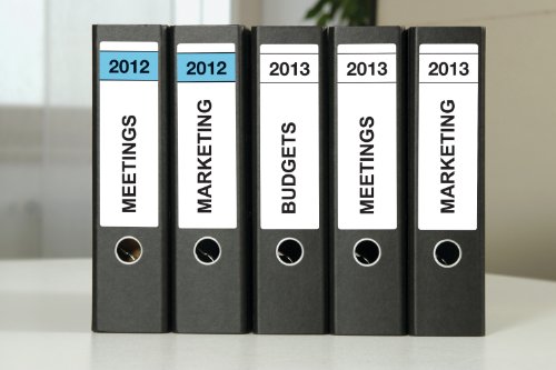 Образцы наклеек на папки с документами