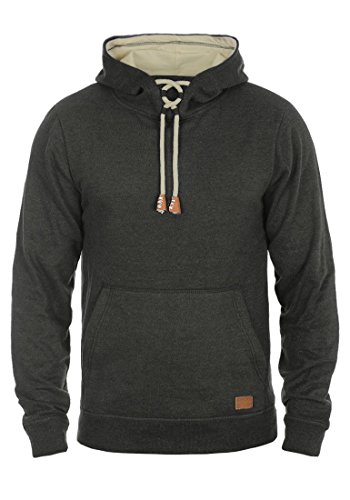 BLEND Alexej - Felpa con Cappuccio da Uomo, taglia:M;colore:Charcoal (70818)