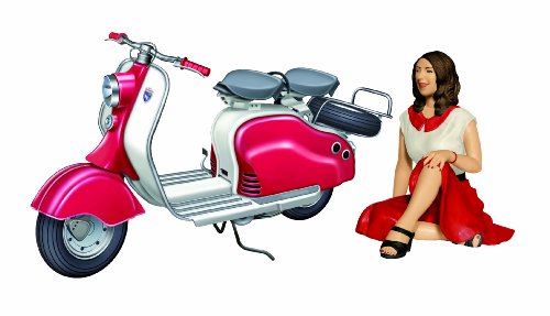 Preisvergleich Produktbild Dickie-Schuco 421100050 - Solido - Lambretta LD 125 -1956 1:10 Pin Up, rot / weiß