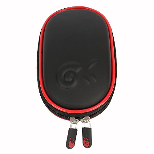 Hermitshell Travel Hart EVA Lagerung Tasche Schutz hülle Etui Tragetasche Beutel Compact Größen und karabiner für Apple Magic Mouse Maus I und II 2nd Gen und Karabiner Schwarz - 4
