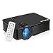 Produktbild Joyhero Mini Projektor Beamer Notebook 2000 Lumens 800 x 480 Pixel Maximale Unterstützung 1080P Multimedia FullHD LCD-Videogame TV Cinema Party Home Theater Entertainment schwarz