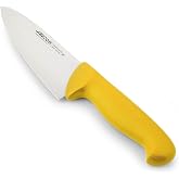 Arcos 2900 Chef Knife Nitrum Steel Yellow 150 mm | 6 Inch Professional Multipurpose Kitchen Knife Ergonomic polypropylene han