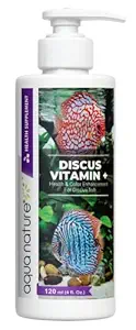 AquaNature Discus Vitamin+ Health & Colour Enhancement Supplement for Discus Fish (120ml)