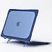 Produktbild MacBook Air 12 Hülle,New MacBook 12 Zoll Laptop Hülle,Roreikes Heavy Duty Ultra Slim Hochwertige Gummierte Tasche Schutzhülle strapazierfähig Hartschalen-Hülle Anti-fallen Case Dual Layer Hülle mit TPU Stoßfänger für Macbook 12 Zoll und Surface Pro 3 12"2015-Blau