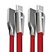 Produktbild USB C Kabel,Alyee 2 St¨¹ck 1.8M Zink Legiert Hochgeschwindigkeit USB Typ C Daten¨¹bertragungskabel F¨¹r Das Neue Samsung Galaxy S8 ,Apple MacBook 12 Zoll, Oneplus 2/3 Und Weitere Gerte Vom Type C-Rot