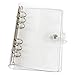 Produktbild A6 transparent PVC Notebook Diary Schutzhülle, 6 Löcher Round Ring Soft Binder Displayschutzfolie Loose Leaf Ordner für Tagebuch