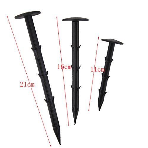 100pcs 6 \ Befestigungsanker Heringe Unkrautvlies Landschaft Membran Fleece