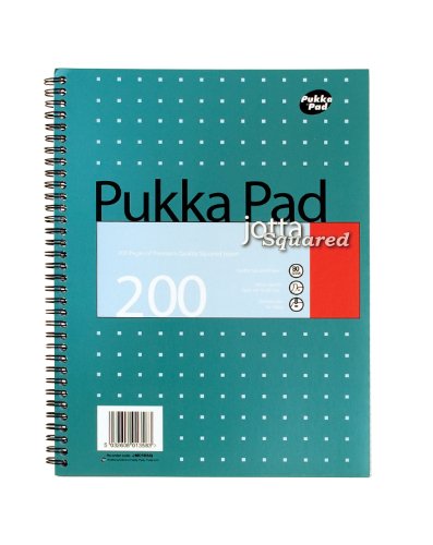 Preisvergleich Produktbild Pukka Jotta Spiralbuch (Format A4, kariert) Metallic